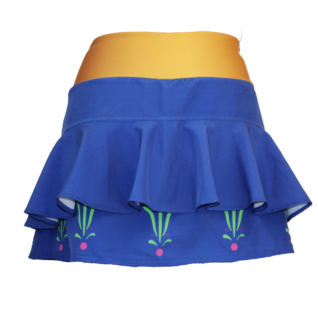 AZURE BLUE RUNNIING SKIRT -KIDS COLLECTION
