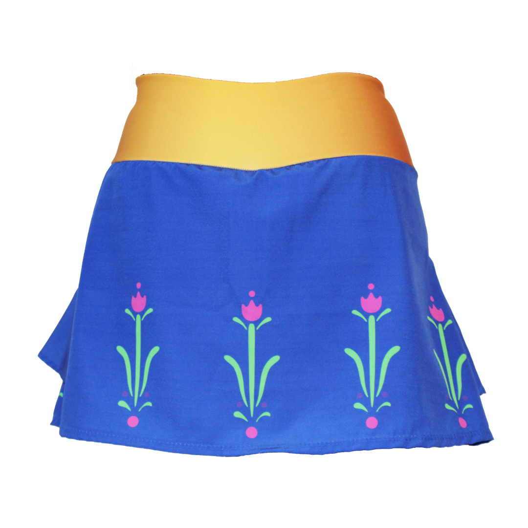 AZURE BLUE RUNNIING SKIRT -KIDS COLLECTION