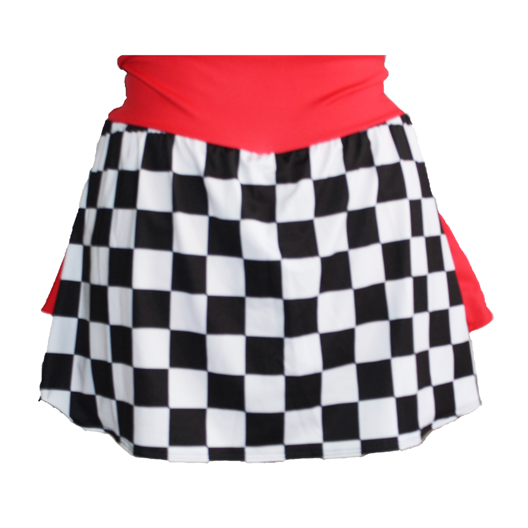 RED SPEEDY RUNNING SKIRT KIDS EDITIONš