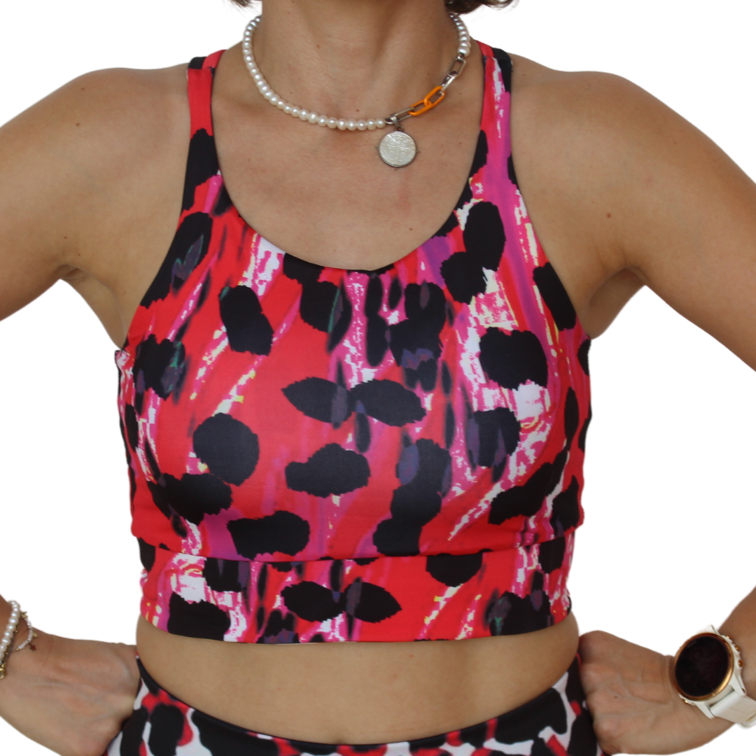 ECCENTRIC QUEEN ❤️REVERSIBLE CROP TOP