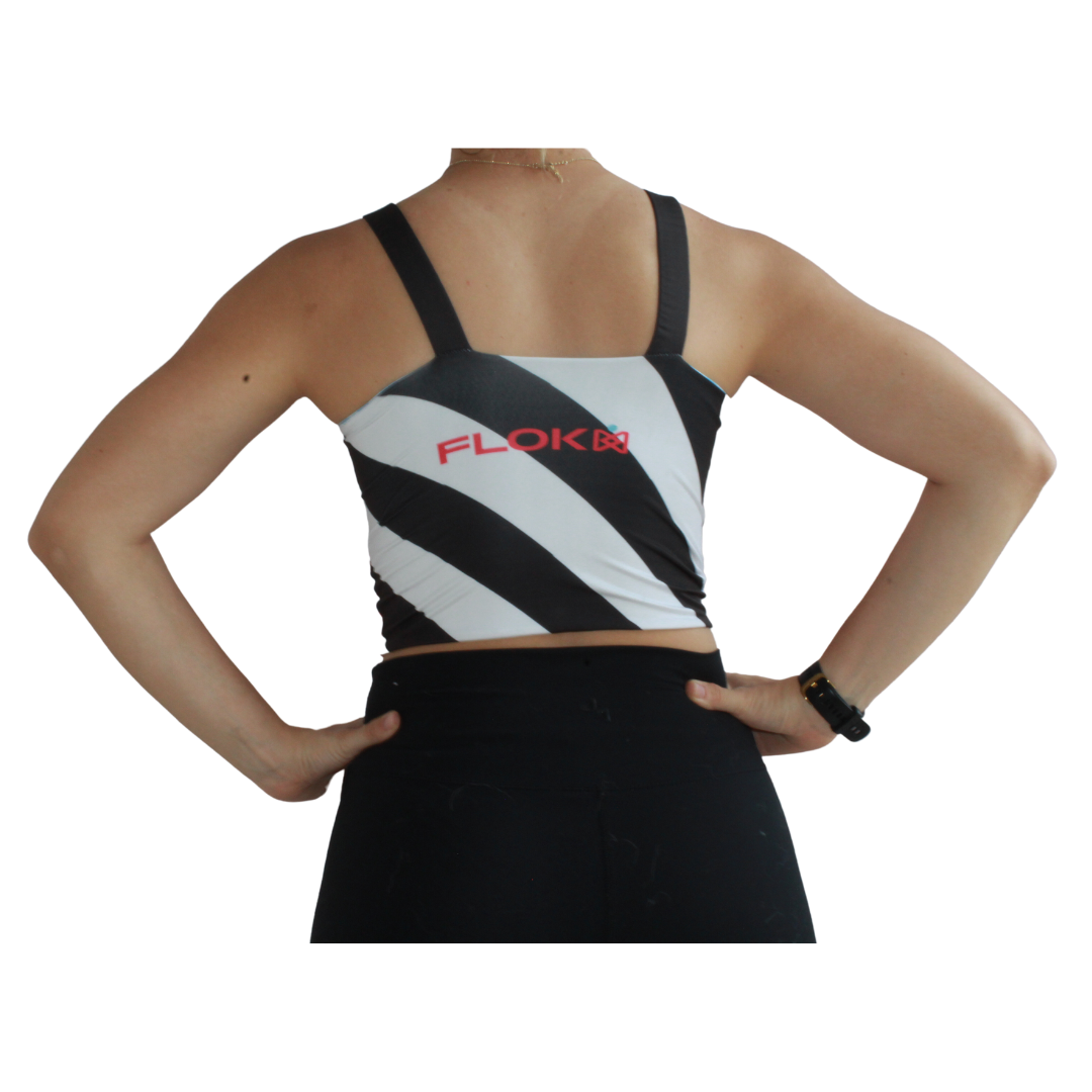 HEARTS RUNNING CROP TOP - KIDS COLLECTION