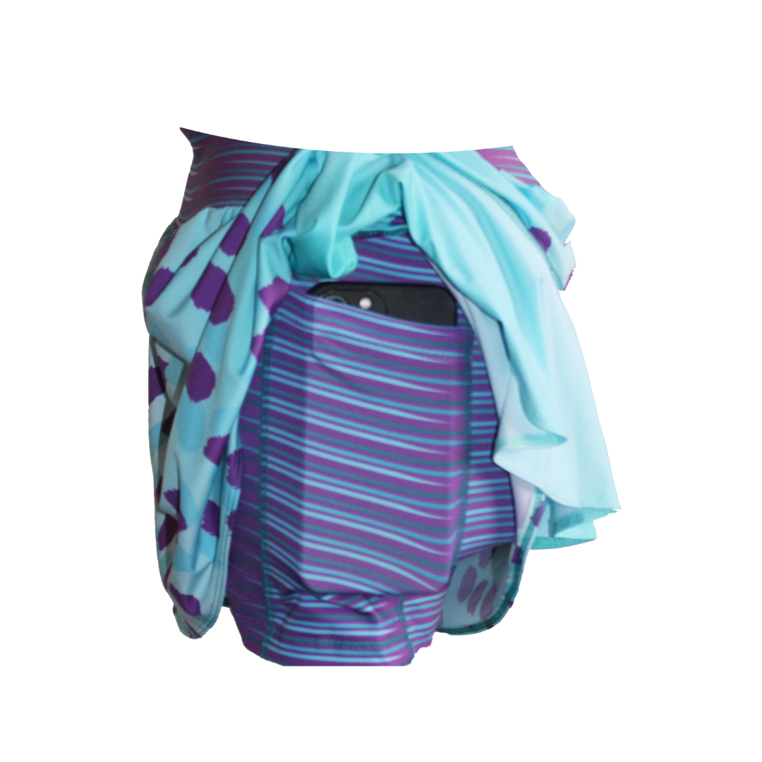MR. PURPLY RUNNING SKIRT KIDS EDITIONš