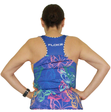BUTTERFLIES RUNNING TANK TOP - KIDS COLLECTION