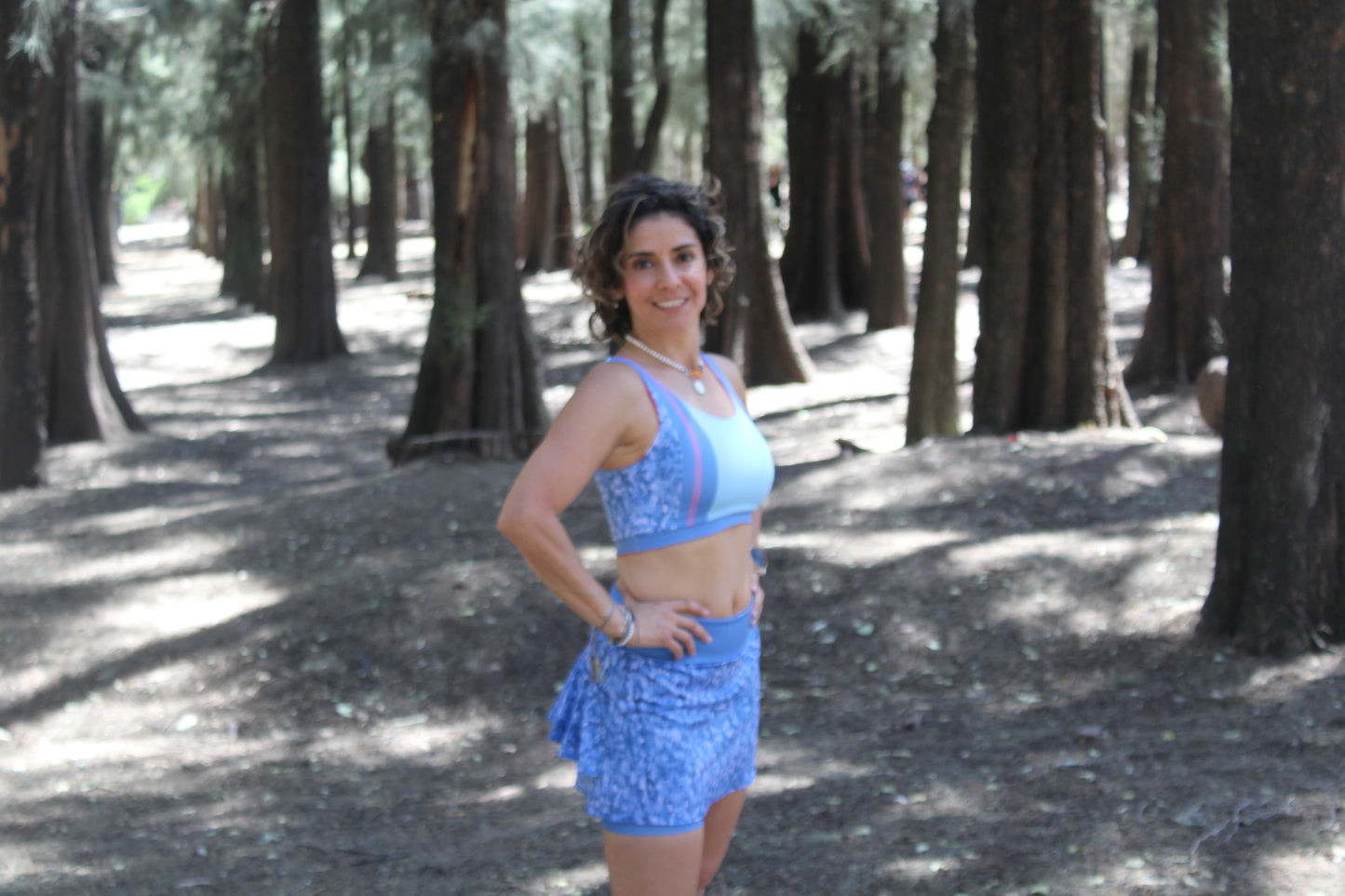 SWEET BLUE RUNNING SKORT