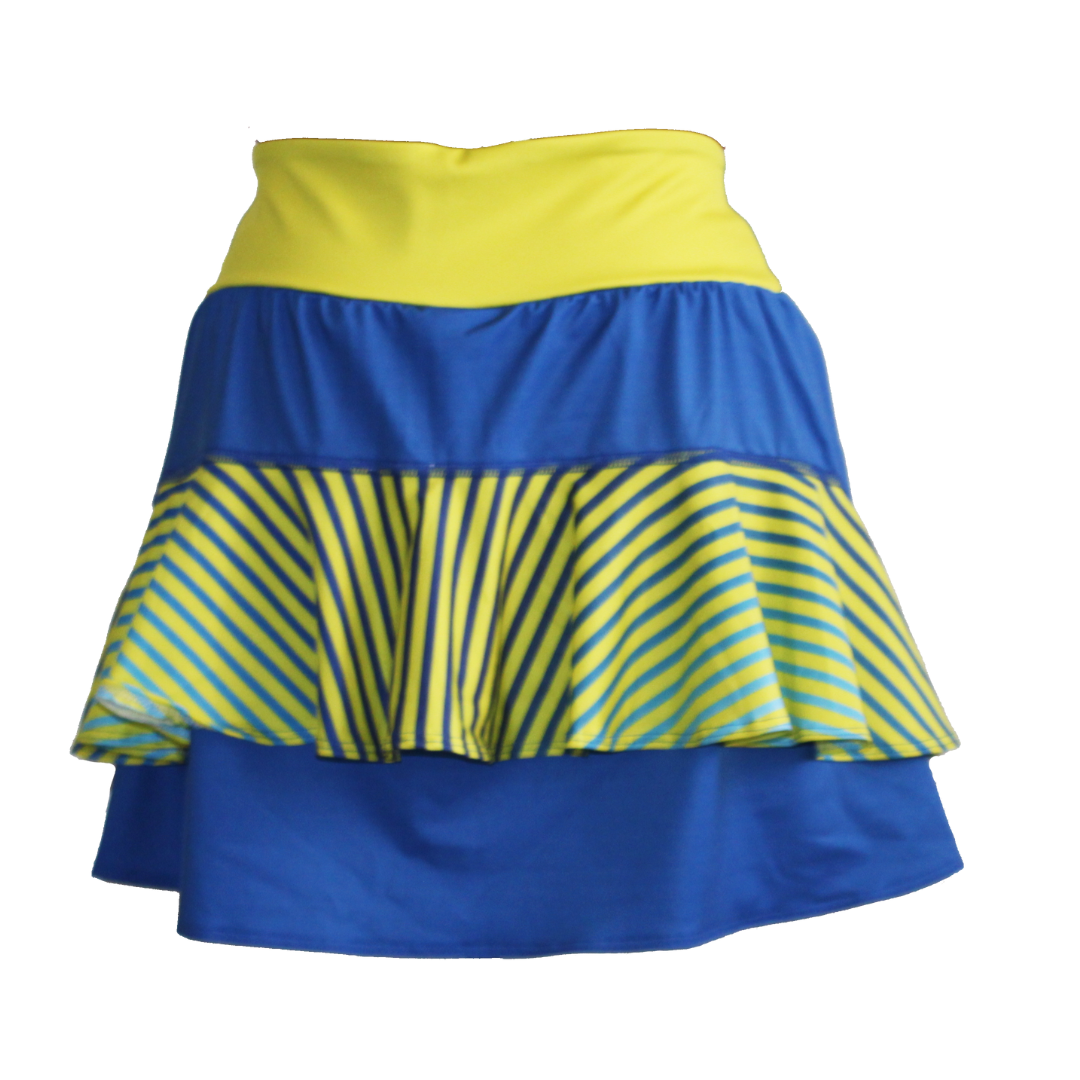 Striped running clearance skirt