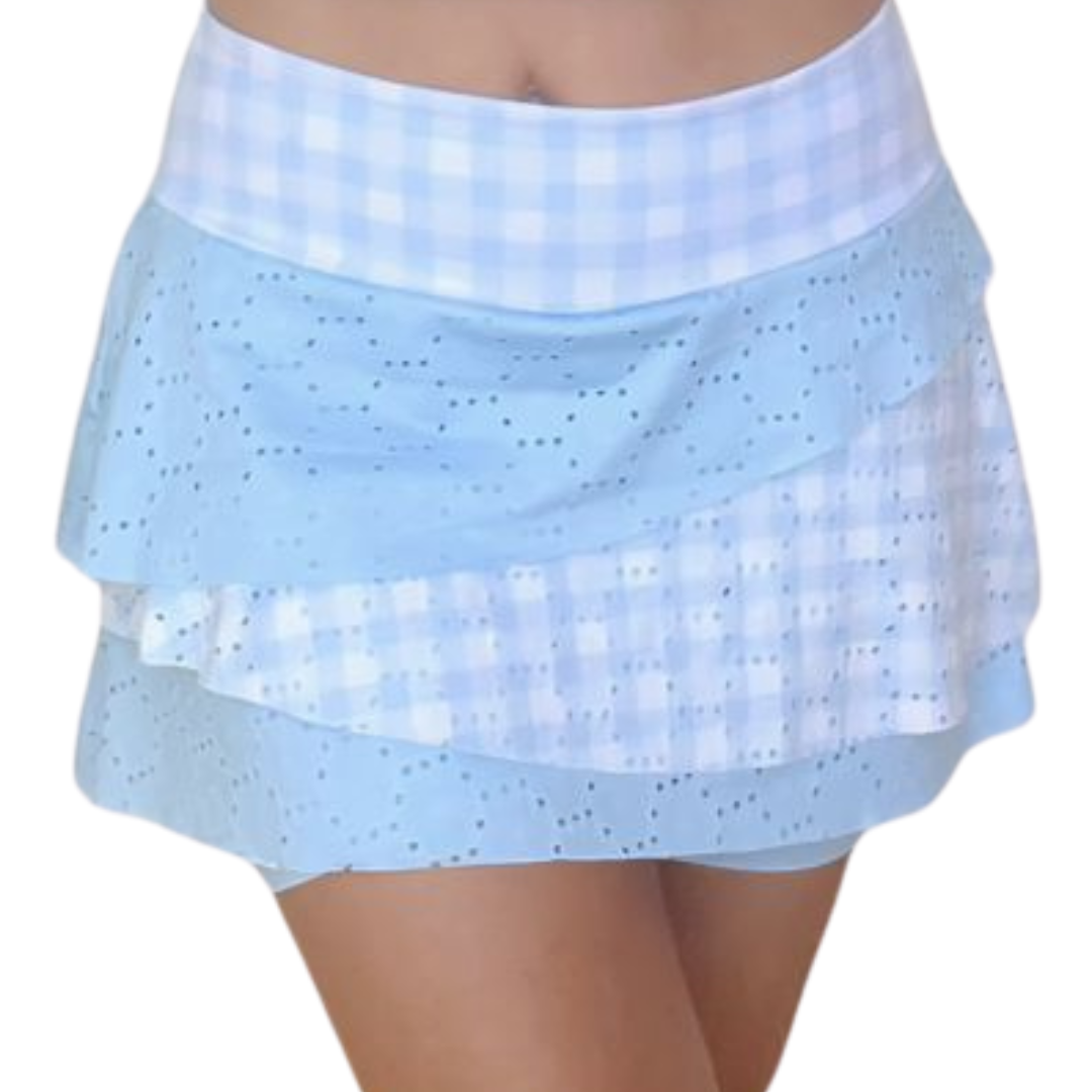 Gingham Cherries, Tiered Skort 🍒  13.1 MILES