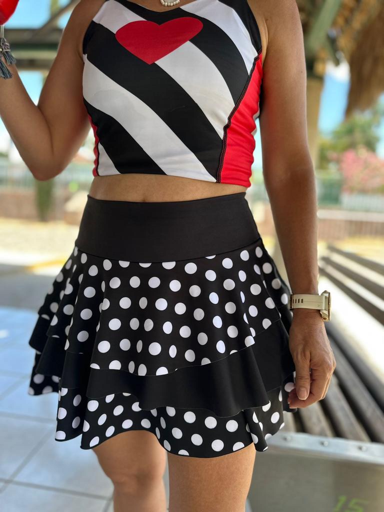 POLKA DOT  - RUNNING SKIRT