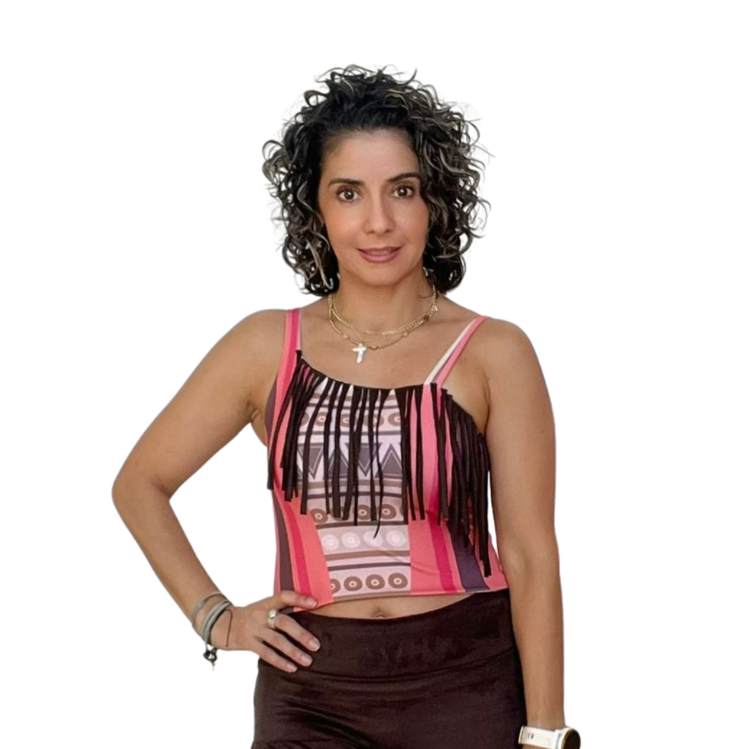 One Mile at a time- Reversible Crop Top✨