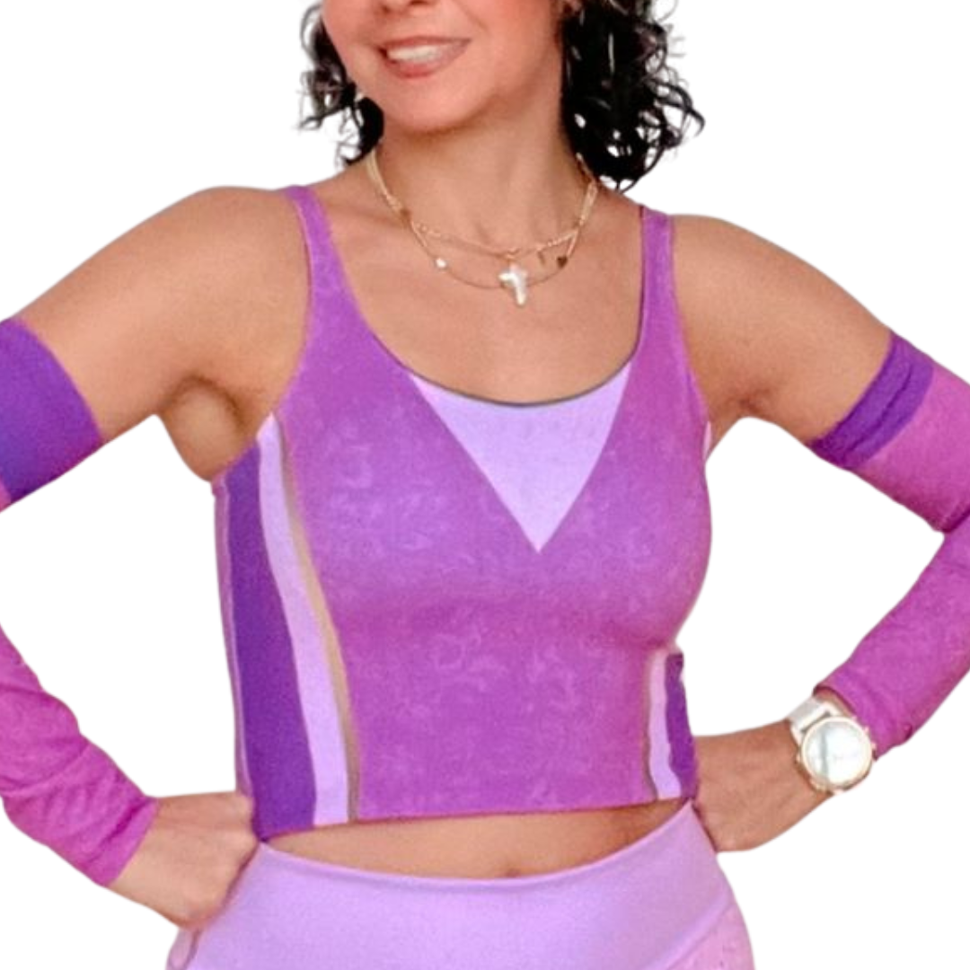 Reversible Crop Top - Stronger Every Mile  ✨