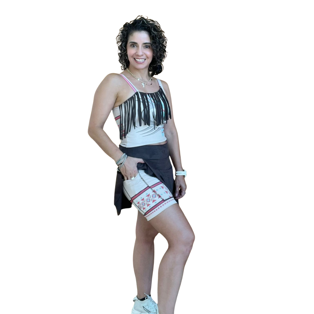 One Mile at a time- Skort With Built-In Shorts✨