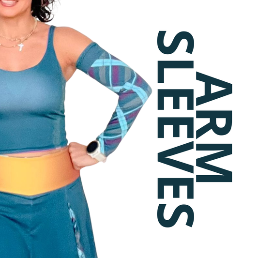 Stronger every mile, Sun Shield Arm Sleeves (Highland Plaid) ⚡️