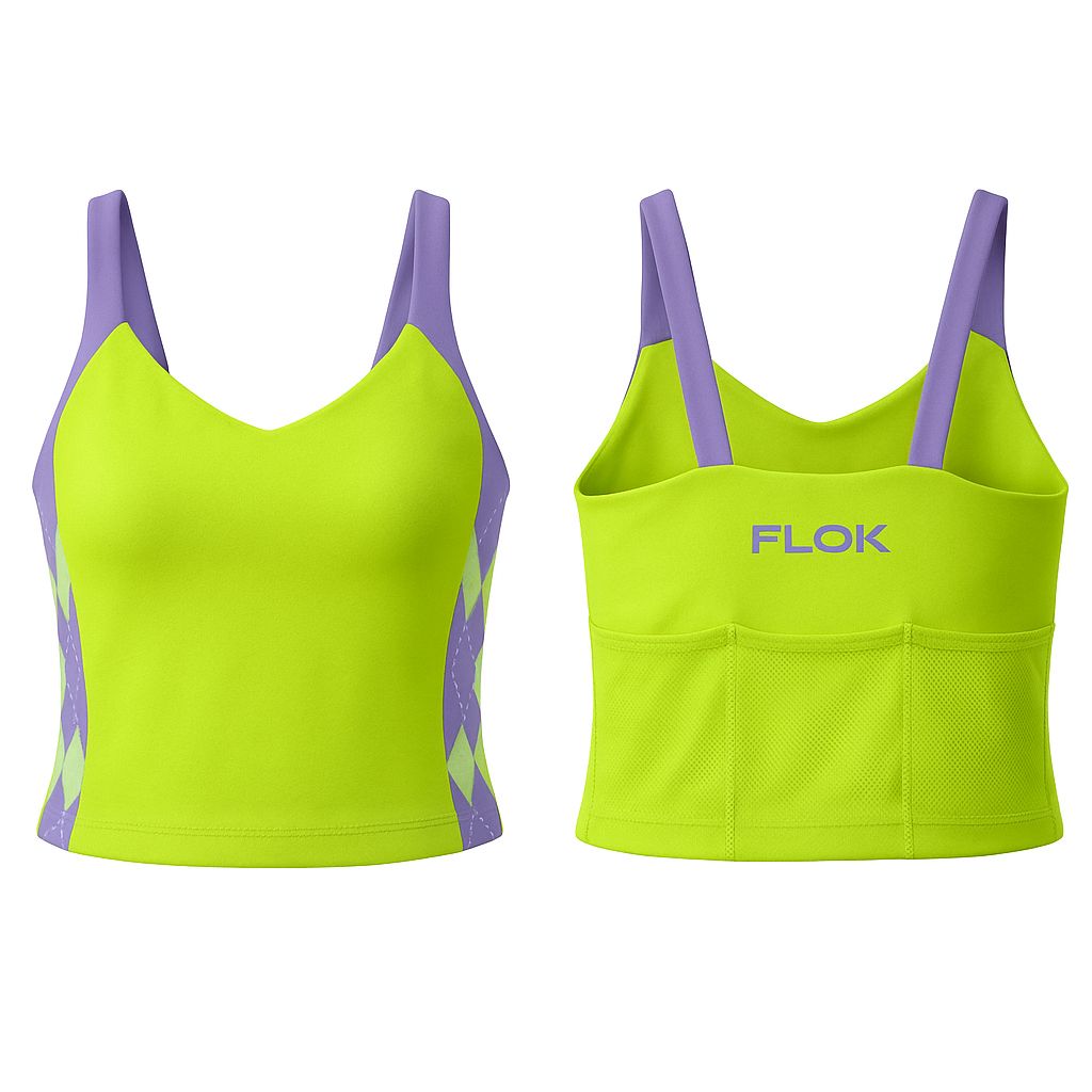 Lilac Dots Reversible Gel-Pocket Crop