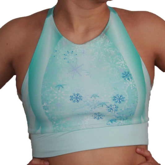 AZURE + FAIRY COLD SISTERS REVERSIBLE CROP TOP